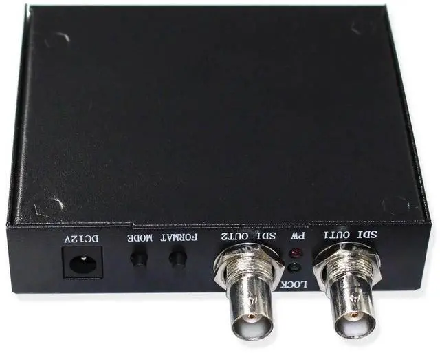 Alt view image 3 of 7 - VGA+CVBS to SDI Converter Box, VGA/AV+R/L Audio to SDSDI/HDSDI/3GSDI Adapter with Dual SDI Outputs, US Power Adapter Included for BroadcastGrade Use