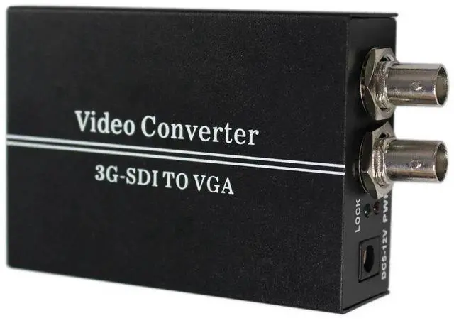 Alt view image 4 of 7 - SDI to VGA BNC Video Converter Adapter with US Power Supply Adapter