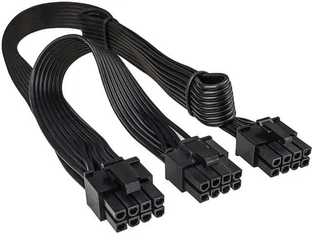 Main image of EPS/ATX 8 Pin to Dual PCIE 8Pin (6+2) GPU Power Cable, 8Pin PCIE Modular Cable for Corsair Modular Power Supplies, 25+10 Inches