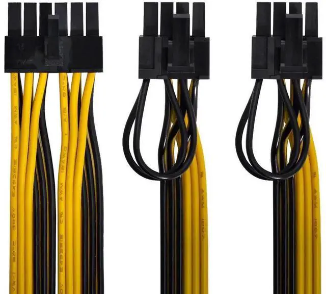 Main image of Modular Power Supply ATX 12Pin to Dual 8Pin & 6Pin GPU Splitter Cable, Compatible with RTX 3080 3090, AX850 AX750 AX650 Modular PSUs