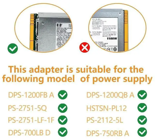 Alt view image 3 of 7 - 1200W Server PSU Breakout Board Adapter, 17Port ATX 6Pin Output, Compatible with DPS800GB, 1200FB, 1200QB Server Power Supplies