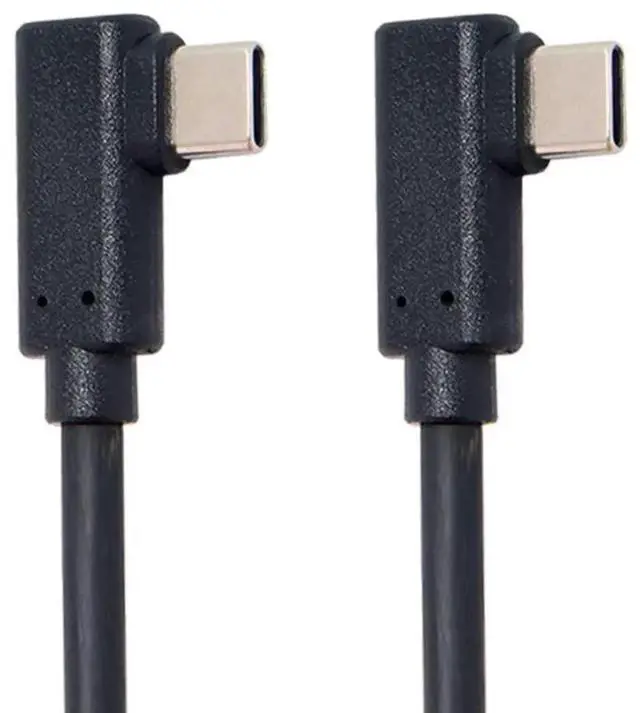 Main image of 1.8M USBC to USBC Extension Cable, USB 3.1 Gen 2 10Gbps 90 Degree Angled Male to Male PD 65W Fast Charging Data Transfer Cord
