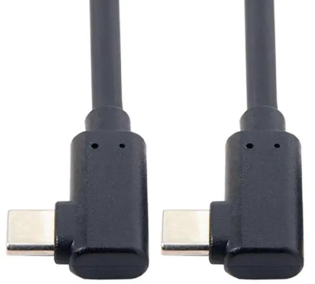 Alt view image 5 of 7 - 1.8M USBC to USBC Extension Cable, USB 3.1 Gen 2 10Gbps 90 Degree Angled Male to Male PD 65W Fast Charging Data Transfer Cord