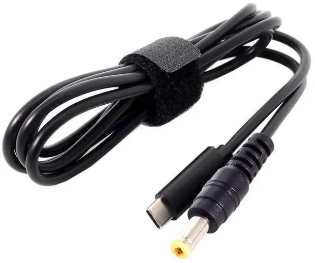 Alt view image 5 of 7 - 5.5×2.5mm DC Jack to USBC Input Power Cable for Laptops & Notebooks