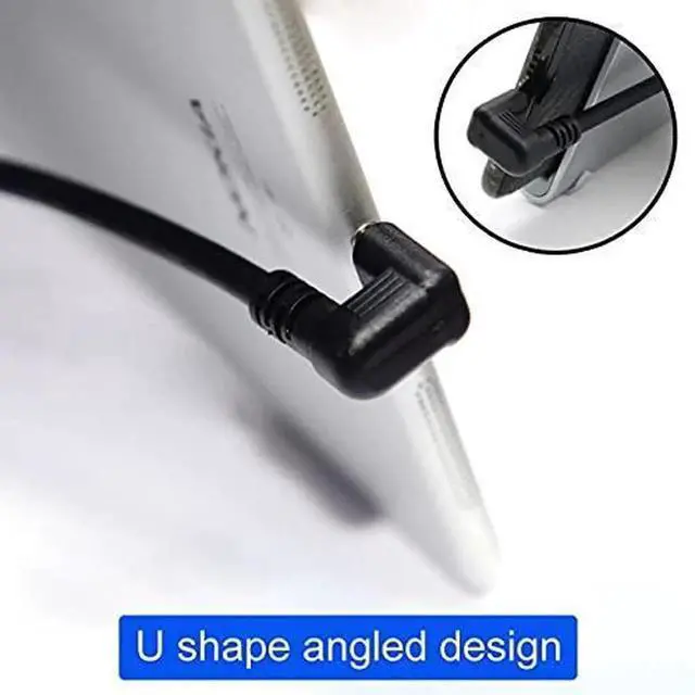 Alt view image 5 of 7 - 30cm 180 Degree UShape Back Angled USBC Extension Cable, USB 3.1 TypeC Male to Female Data Transfer Cable