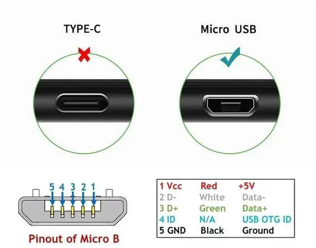Alt view image 5 of 7 - 2 Pack 0.1M/0.32FT 90 Degree Up/Down Angled USB 2.0 Male to Micro USB 5Pin Male Charging & Data Transfer Extension Cable