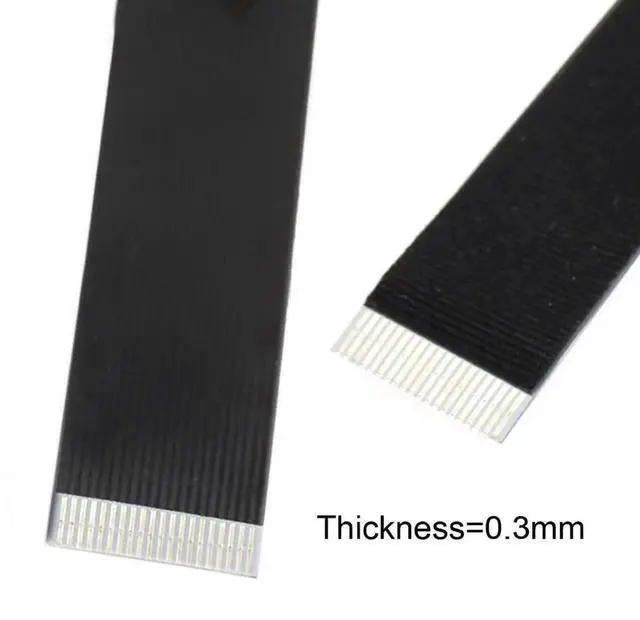 Alt view image 4 of 7 - 0.5M USB 2.0 Flat Ribbon Flex Extension Cable, USB 2.0 Male to Female 90 Degree Up Angled Data Transfer & Charging Adapter Cord