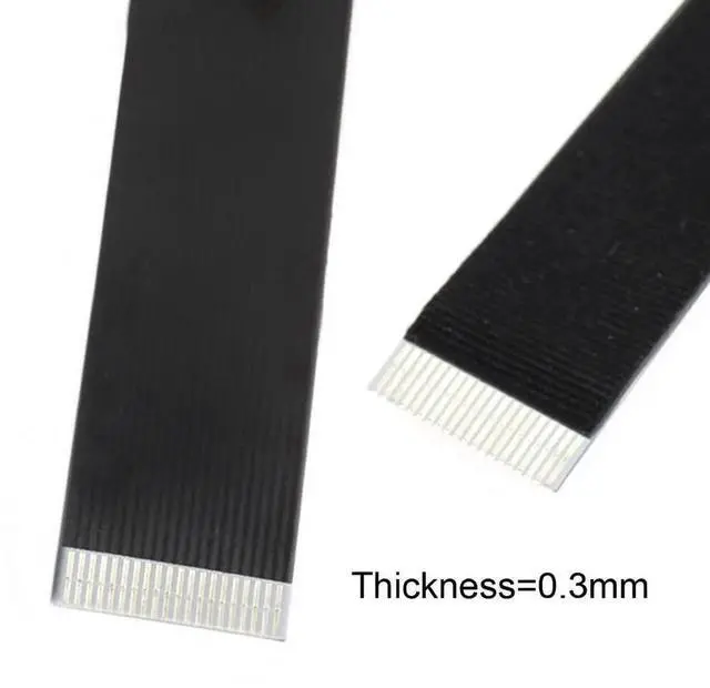 Alt view image 2 of 7 - 2.0M USB 2.0 Flat Ribbon Flex Extension Cable, USB 2.0 Male to Male 90 Degree Up Angled Data & Charging Adapter Cord