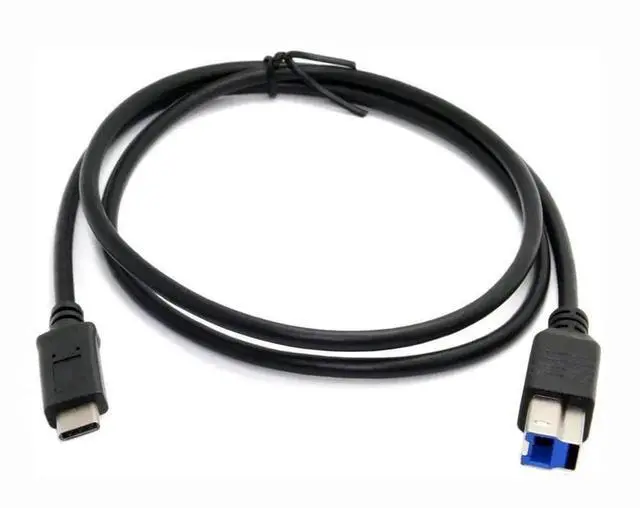 Main image of 100cm Black USBC Male to USB Standard B Male Cable, USB 3.1 HighSpeed Data Cable for Mac & Laptop