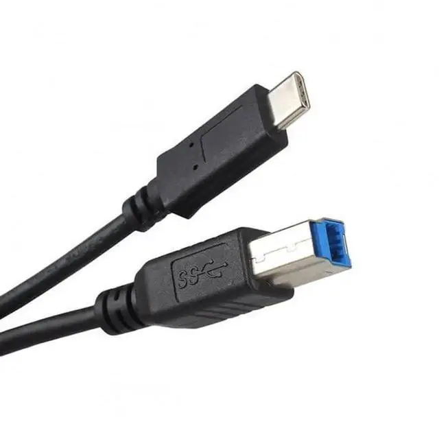 Alt view image 4 of 7 - 100cm Black USBC Male to USB Standard B Male Cable, USB 3.1 HighSpeed Data Cable for Mac & Laptop