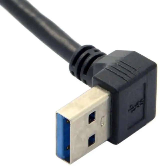 Alt view image 6 of 7 - 30cm 90 Degree Down Angled USB 3.0 to USBC Data Extension Cable for Tablet, Mobile Phone & Hard Disk Drive