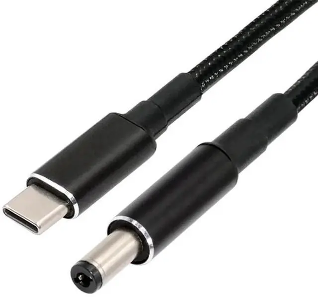 Main image of 1.8m USBC 100W 20V Input to DC 5.5×2.1mm PD Power Cable, 65W Output Fast Charging Cord Support QC PD for Laptop