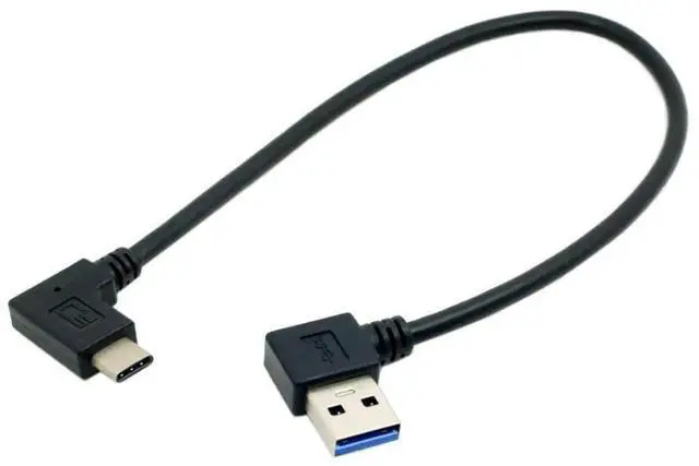 Main image of 30cm 90 Degree LeftAngled USB 3.0 to USBC Data Extension Cable for Tablet, Mobile Phone & Hard Disk Drive
