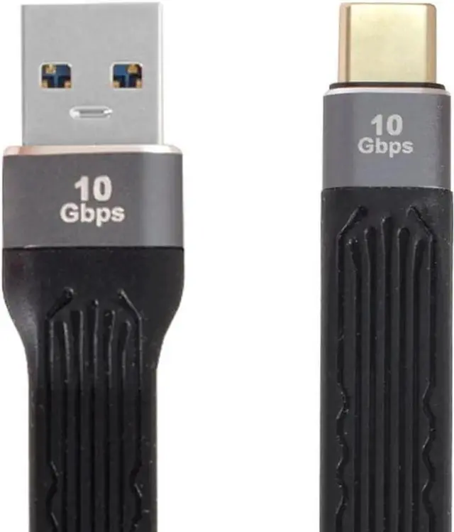 Main image of 10Gbps USB 3.1 TypeC Male Host to USB 3.0 TypeA Male Flat Slim FPC Data Cable for Laptop & Phone