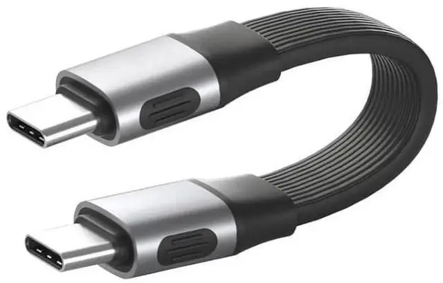 Main image of 0.33ft USB4 V2.0 USBC Cable, 80Gbps Data Transfer, 8K@60Hz Video, 240W Fast Charging, Compatible with Thunderbolt 5/4, iPhone 17/16/15 Pro Max, iPad Pro, External SSD