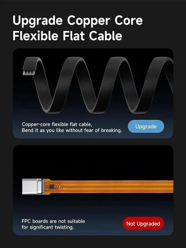 Alt view image 2 of 7 - Short USB4 V2.0 USBC Cable, 80Gbps Data Transfer, 240W Fast Charging, 8K@60Hz Video for iPhone 17/16/15 Pro Max, iPad Pro, Thunderbolt 5/4