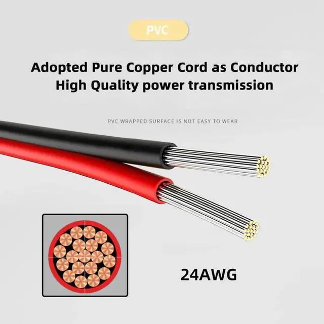 Alt view image 5 of 7 - 5 Pack 2.0mm Pitch 4Pin to USBC Female DC 5V 3A Charging Port Conversion Cable Adapter with Waterproof Dustproof Rubber Plug