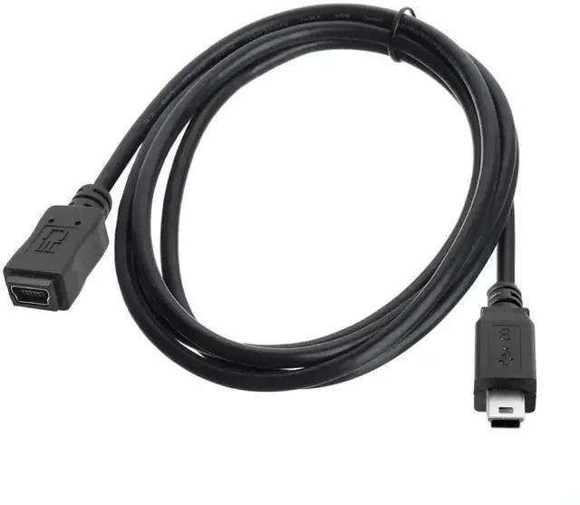 Alt view image 2 of 7 - USB 2.0 Mini USB Extension Cable, 5Pin Male to Female Power Charging & Data Transfer Cord for Dash Cam, GPS, Digital Camera 4.92FT/1.5M