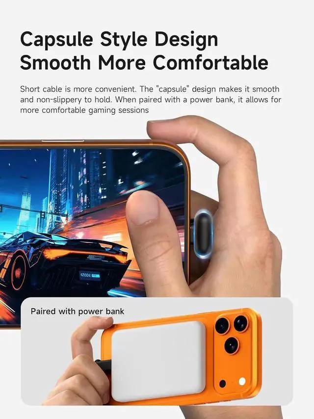 Alt view image 2 of 7 - 180 Degree Short Flat USB4 UType USBC Cable, 240W Fast Charging 80Gbps Data Transfer 8K@60Hz Video Cord for iPhone 17/16/15 Pro Max, Thunderbolt 5/4/3, Hub, External SSD 0.23ft