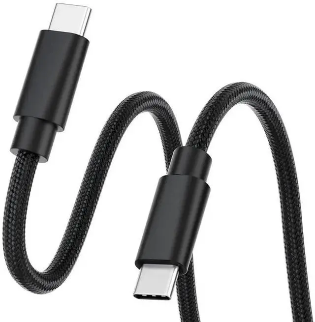 Main image of Wedge Joint Flexible USB4 USBC Cable, 80Gbps Data Transfer 240W Fast Charging 8K@60Hz Video Cord for Thunderbolt 5/4/3, iPhone 17/16/15 Pro Max, MacBook Pro/Air 0.5FT
