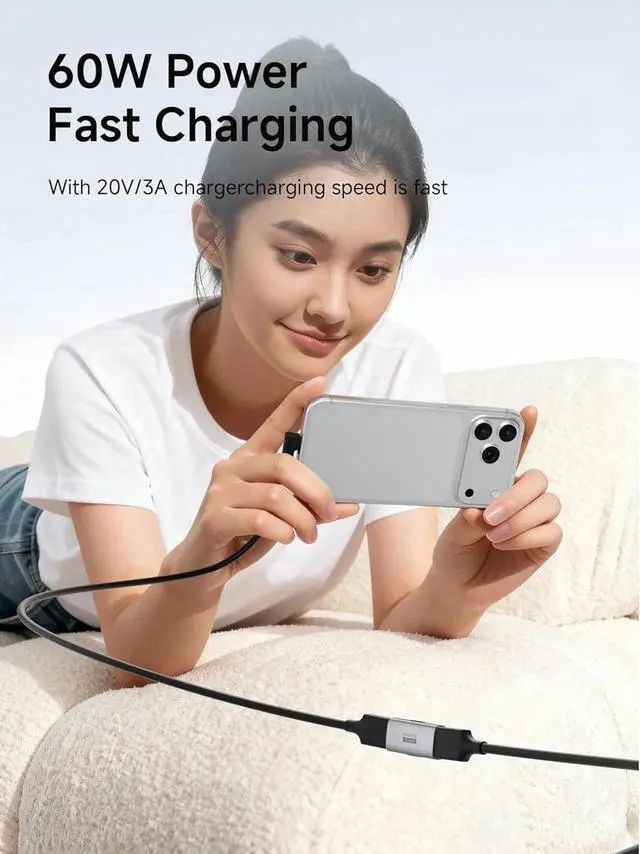 Alt view image 4 of 7 - 2 Pack USB 3.2 Female to Female Adapter, 10Gbps 60W USBA OTG Extender Connector for Laptop, Charger, PC, Car, Mouse, Keyboard AA30