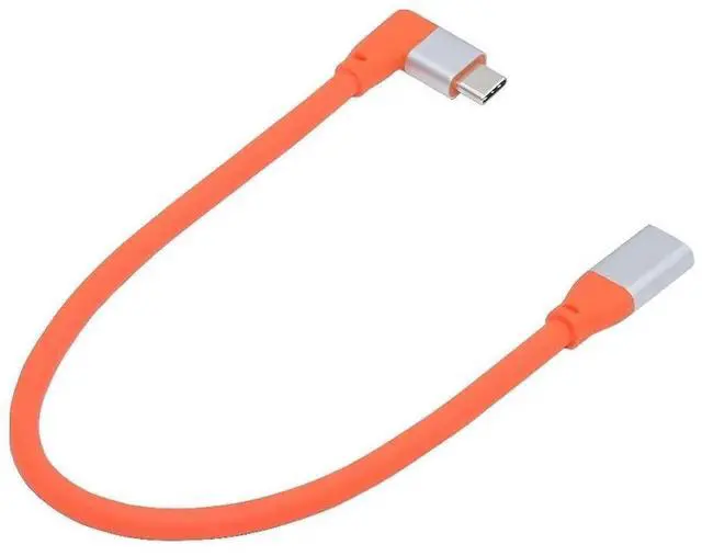 Main image of 90 Degree Left & Right Angled USB3.2 Male to Female Extension Cable, 20Gbps UltraSoft HighFlex 100W 8K/5K Video, USB4.0 & Thunderbolt 3/4 Compatible, 30cm