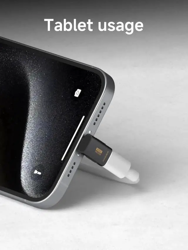 Alt view image 5 of 7 - 240W 80Gbps 8K@60Hz USBC Male to Female Adapter, USB4 Connector Compatible with Thunderbolt 5/4/3, for Laptop, Switch, Dock, Mac, Tablet, iPhone 16/15 Pro Max TGM12