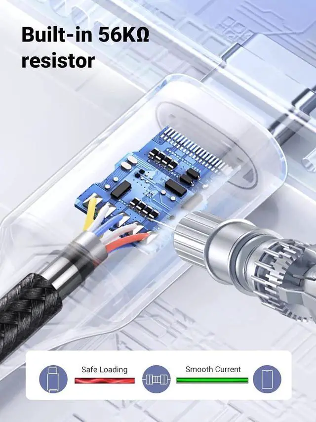 Alt view image 2 of 7 - UGREEN Braided USB A to USBC Car CarPlay Cable, Fast Charging USBC Cord Compatible with iPhone 16/16 Plus/16 Pro/15, Samsung Galaxy S24/S23, Pixel 8/7, 6.6FT