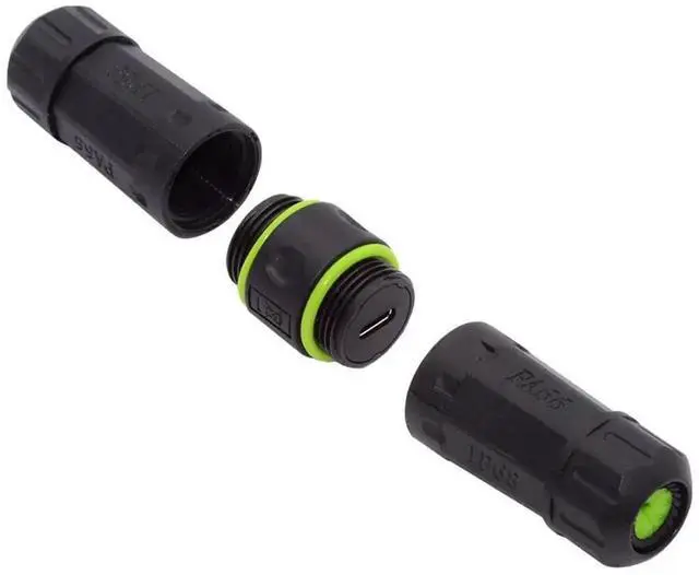 Main image of IP68 Waterproof USBC Coupler, USB 3.1 TypeC 10Gbps Female to Female Outdoor Data & Power Extension Waterproof Adapter