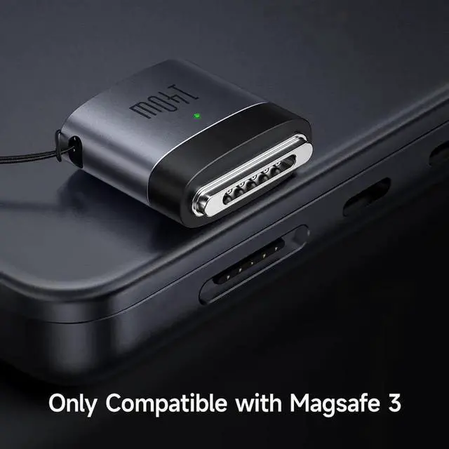 Alt view image 2 of 7 - Mcdodo 140W USBC to MagSafe 3 Adapter with Lanyard, Portable Lightweight MagSafe to USBC Charger Compatible with MacBook Pro M1 M2 M3 (20212024) 14"/16", MacBook Air M2 M3 (20222024) 13"/15"