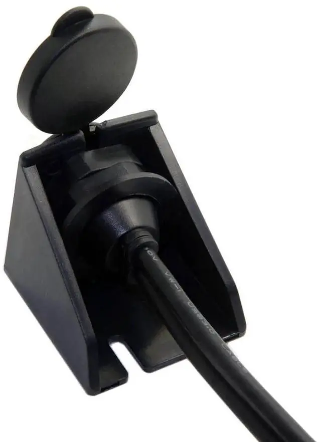 Alt view image 5 of 7 - USB 3.0 DualPort Flush Mount Extension Cable, 2 Male to 2 Female PanelMount Cord for Car Dashboard Installation