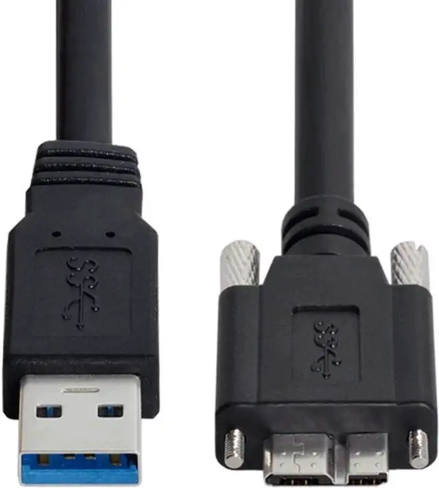 Alt view image 5 of 7 - 8.0M Micro USB 3.0 Cable, USB 3.0 TypeA Male to MicroB Male Cord with Repeater Chipset & Panel Mount Screws