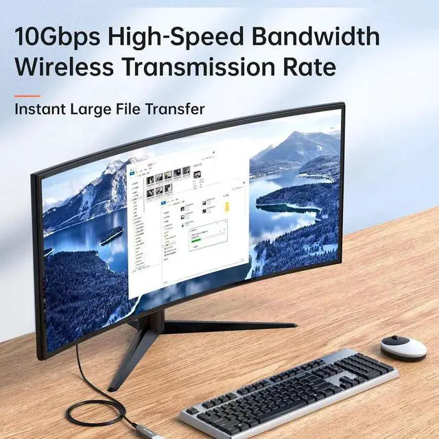 Alt view image 3 of 7 - 65FT Active Optical USB 3.0 Extension Cable, Fiber Optic TypeA Male to Female HighSpeed Extender Cord, 5Gbps Data Transfer Compatible with Webcam, Camera, USB Hub, Keyboard, Hard Drive, Printer