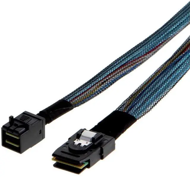 Alt view image 4 of 6 - 59.05 Inches Mini SAS SFF8087 to Mini SAS HD SFF8643 HighSpeed Internal Server Cable