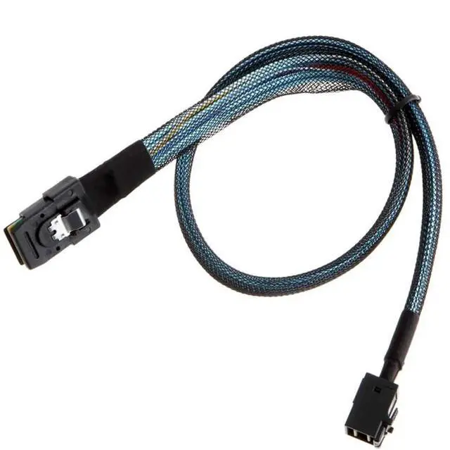 Alt view image 5 of 6 - 59.05 Inches Mini SAS SFF8087 to Mini SAS HD SFF8643 HighSpeed Internal Server Cable