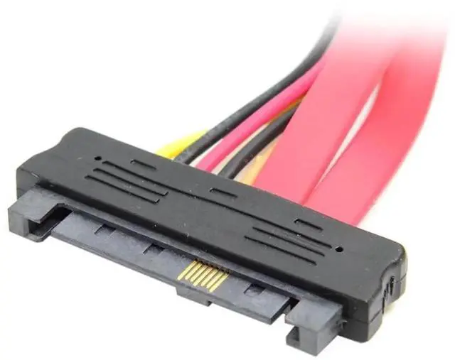 Alt view image 7 of 7 - 0.5m SAS Hard Drive Extension Cable, SFF8482 29Pin Male to Female with 22Pin+7Pin Power Connectors