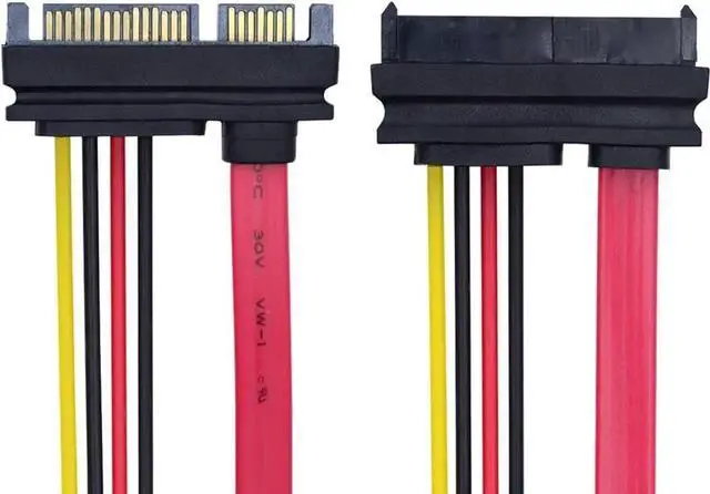 Main image of SFF8482 SAS 29Pin to SATA 22Pin Hard Drive RAID Extension Cable with 22Pin SATA Power Port