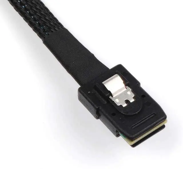 Alt view image 5 of 5 - Reversed Mini SAS 36Pin SFF8087 Male to 4 SATA 7Pin Female Cable, Mini SAS (Target) to 4 SATA (Host) Cable