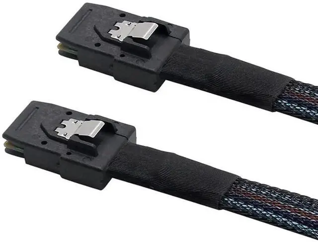 Main image of Internal Mini SAS HD Cable, Mini SAS SFF8087 to SFF8087 Cable, 6Gbps HighSpeed Data Cable, 1M/3.3FT