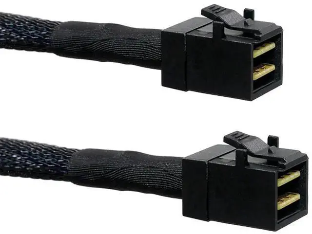 Alt view image 2 of 4 - 2PCS Internal Mini SAS HD Cable, SFF8643 to SFF8643, 0.5M/1.6FT