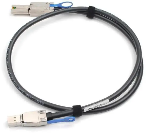 Alt view image 3 of 5 - External Mini SAS HD SFF8644 to Mini SAS SFF8088 Hybrid Cable, 6Gbps SAS Cable, 1M/3.3ft