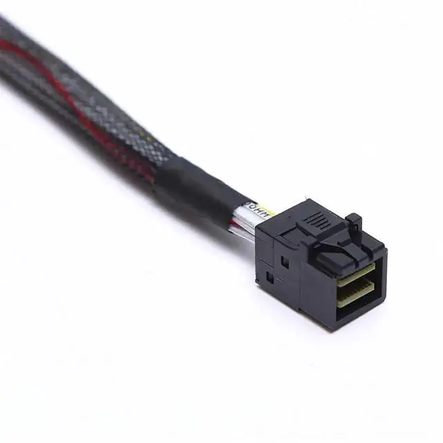 Alt view image 6 of 6 - 2 Pack Internal Mini SAS HD SFF8643 to SFF8643 Cable, 12Gbps HighSpeed Mini SAS to Mini SAS Cable, 3.3FT/1M for RAID & PCIe Controller Server Storage