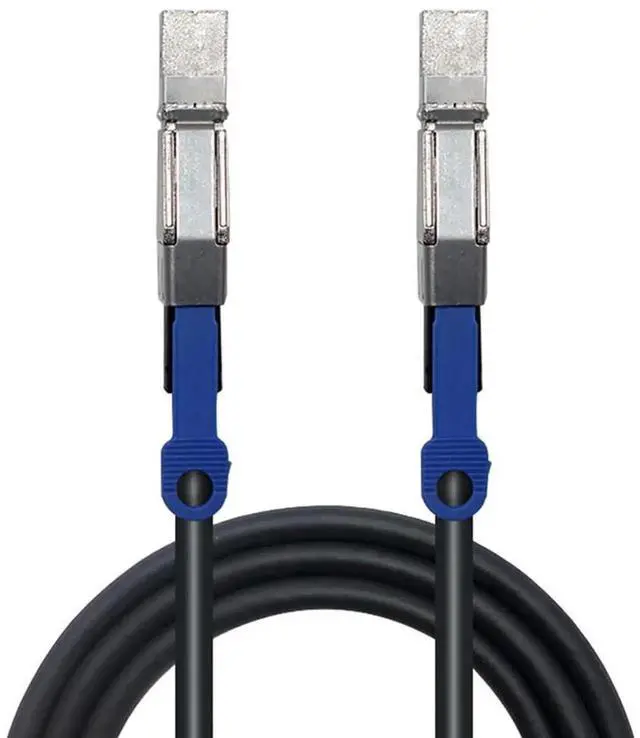 Alt view image 4 of 5 - Mini SAS HD SFF8644 to SFF8644 Cable with Builtin IC, HighSpeed Server Aggregation Cable, 12Gbps, 28AWG, LowLoss Flat Interface, 0.5M
