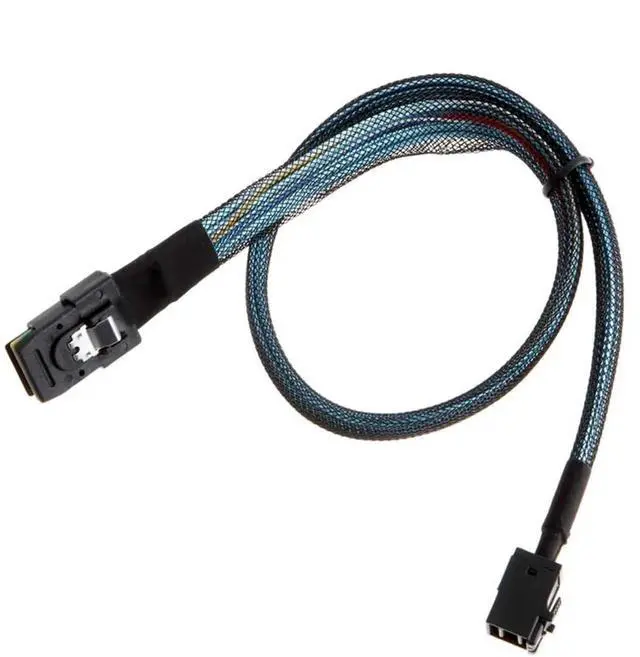 Alt view image 5 of 6 - Mini SAS SFF8087 to Mini SAS HD SFF8643 HighSpeed Internal Server Cable, 59.05 Inches