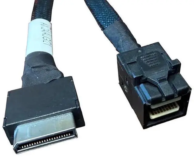 Alt view image 2 of 7 - MiniSASHD 4X to OCuLink 4X Cable, SFF8643 36Pin to SFF8611 42Pin HighSpeed Server Cable, 57CM (CBLSAST0929)