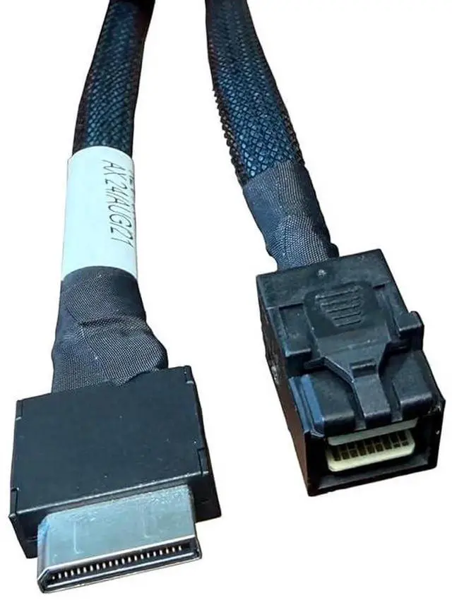 Alt view image 7 of 7 - MiniSASHD 4X to OCuLink 4X Cable, SFF8643 36Pin to SFF8611 42Pin HighSpeed Server Cable, 57CM (CBLSAST0929)