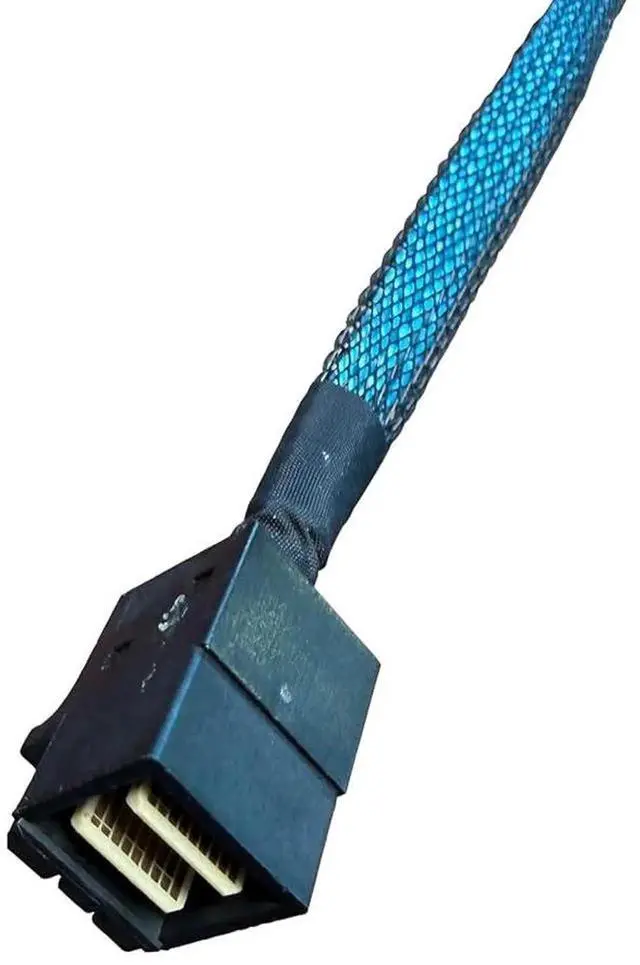 Alt view image 5 of 7 - MiniSASHD 4X to OCuLink 4X Cable, SFF8643 36Pin to SFF8611 42Pin HighSpeed Server Cable, 57CM (CBLSAST0929)
