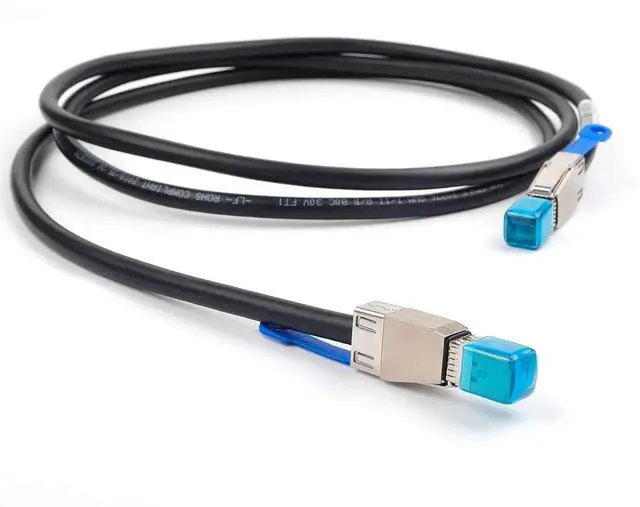 Alt view image 2 of 7 - 12G External Mini SAS HD SFF8644 to SFF8644 HighSpeed Server Cable, 1m(3.3ft)