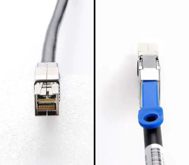 Alt view image 4 of 7 - 12G External Mini SAS HD SFF8644 to SFF8644 HighSpeed Server Cable, 1m(3.3ft)