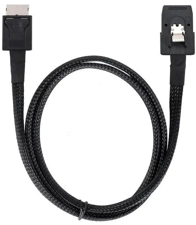 Main image of OCuLink PCIExpress SFF8611 4i to SFF8087 36Pin PCIe Slimline SSD Active Data Cable, 50cm